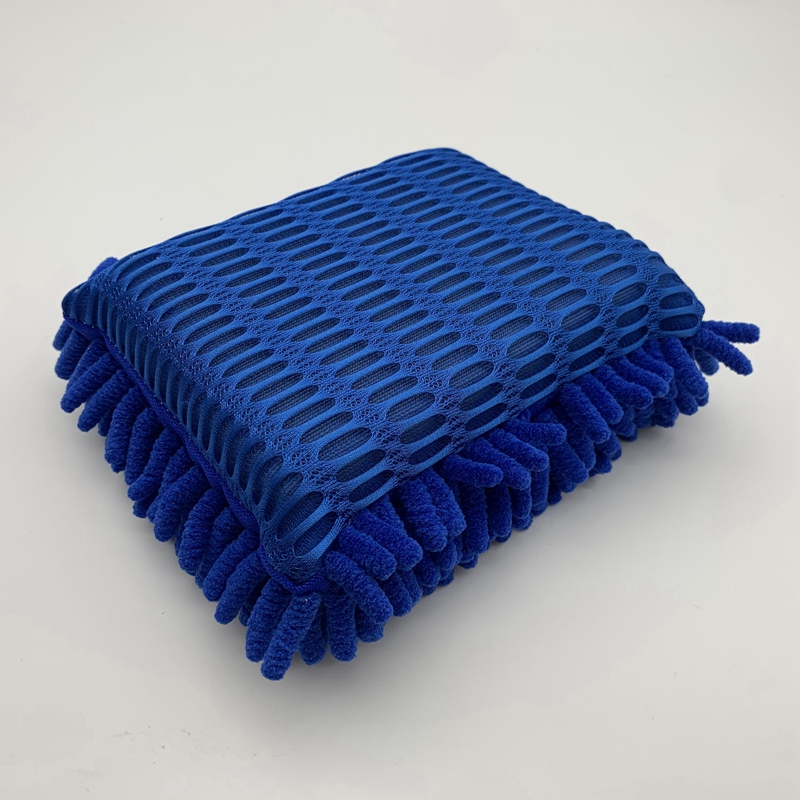 M030 Chenille & Sandwich mesh sponge 15x10x5cm